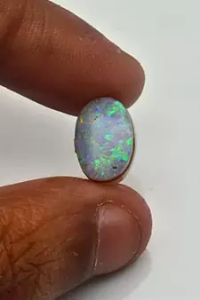 Natural Doublate Opal at Wholesale Rate 13.25 Ratti 12.06 Carat Fine Quality Oval Shape           Loose Gemstone 1 Pcs