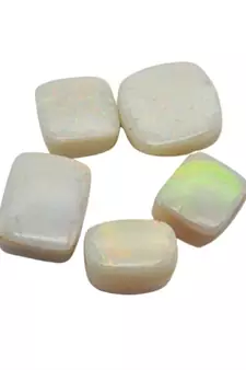 Natural Doublate Opal at Wholesale Rate 4.25 Ratti 3.87 Carat Fine Quality Cushion Shape           Loose Gemstone 1 Pcs
