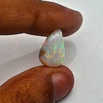 Natural Fire Opal at Wholesale Rate 2.25 Ratti 2.05 Carat Fine Quality Pear Shape           Loose Gemstone 1 Pcs 3