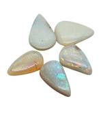 Natural Fire Opal at Wholesale Rate 4.25 Ratti 3.87 Carat Fine Quality Pear Shape           Loose Gemstone 1 Pcs