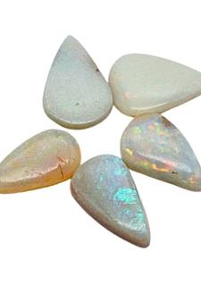 Natural Fire Opal at Wholesale Rate 8.25 Ratti 7.51 Carat Fine Quality Pear Shape           Loose Gemstone 1 Pcs