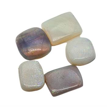 Natural Fire Opal at Wholesale Rate 2.25 Ratti 2.05 Carat Fine Quality Cushion Shape           Loose Gemstone 1 Pcs 2