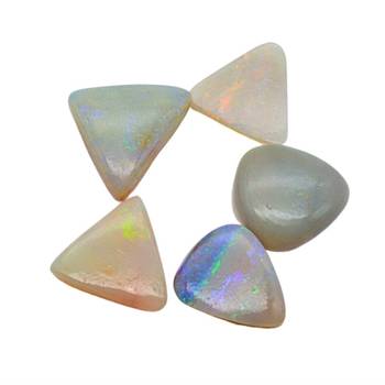Natural Fire Opal at Wholesale Rate 2.25 Ratti 2.05 Carat Fine Quality Trillion Shape           Loose Gemstone 1 Pcs 1