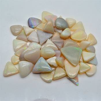Natural Fire Opal at Wholesale Rate 2.25 Ratti 2.05 Carat Fine Quality Trillion Shape           Loose Gemstone 1 Pcs 2