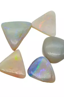 Natural Fire Opal at Wholesale Rate 3.25 Ratti 2.96 Carat Fine Quality Trillion Shape           Loose Gemstone 1 Pcs
