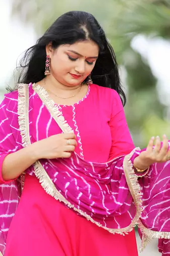 Pink Lily Suit Set