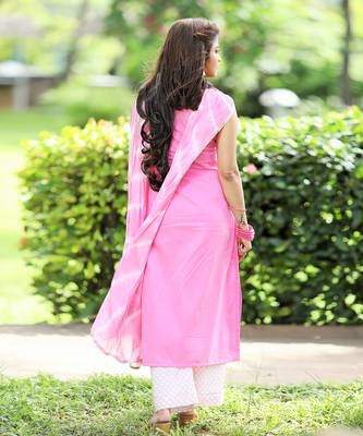 Blush Pink Laheriya Suit Set 3