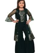 Your little princess will certainly steal the limelight at the next wedding party Gharara Set from Betty