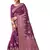 Sangam Prints Purple Cotton Woven Zari Work Traditional Tassle Saree