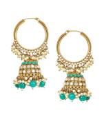 Green earrings