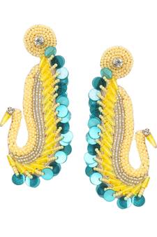 Yellow earrings