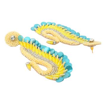 Yellow earrings 2