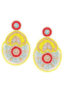 Yellow earrings