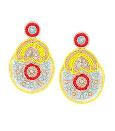 Yellow earrings