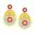Yellow earrings
