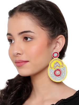 Yellow earrings 2