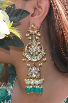 Blue earrings