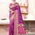 Sangam Prints Purple SILK  Woven Zari Work Traditional Tassle Saree