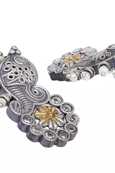 Silver earrings