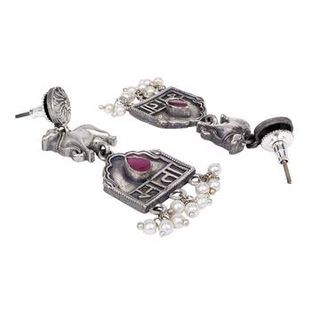 Silver earrings 4