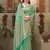 Sangam Prints Sea Green Cotton Woven Work Traditional Tassle Saree