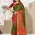 Sangam Prints Green KanJivaram Silk Woven Work Traditional Tassle Saree