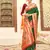 Sangam Prints Dark Green Paithani Silk Woven Work Traditional Tassle Saree