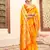 Sangam Prints Yellow Paithani Silk Woven Work Traditional Tassle Saree