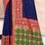 Sangam Prints Navy Blue Silk Woven Work Traditional Tassle Saree