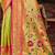 Sangam Prints Light Green KanJivaram Silk Woven Work Traditional Tassels Saree