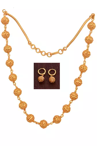 Gold necklace-sets