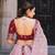 Women's Organza and Thread embroidery work with lace border Lehenga Choli