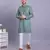 Green printed cotton men-kurtas