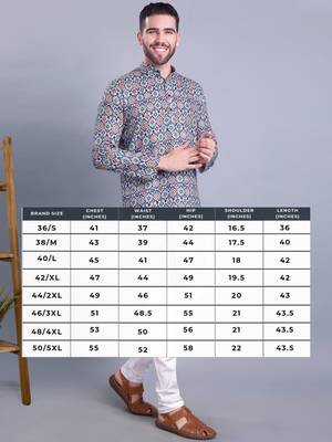 Green printed cotton men-kurtas 5