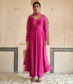 Hot Pink Kurta Set