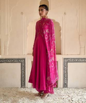 Hot Pink Kurta Set 5