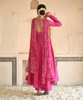 Hot Pink Kurta Set 6