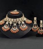 Orange necklace-sets