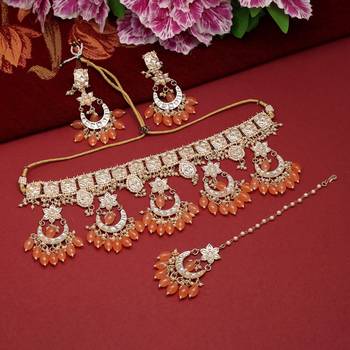 Orange necklace-sets 2