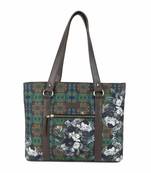 Flower Garden Print Side Tote Bag