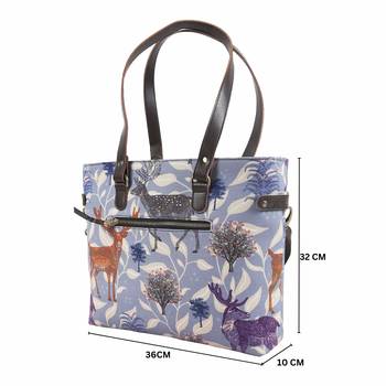 Handmade Deer Motif Stylish Office Bag 3