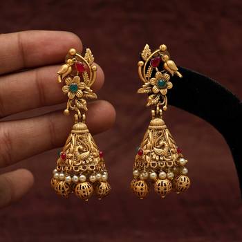 Pink jhumkas 2