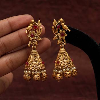 Pink jhumkas 2