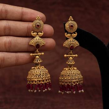 Pink jhumkas 2