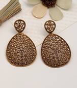 Gold danglers-drops