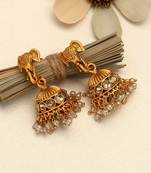 Gold jhumkas