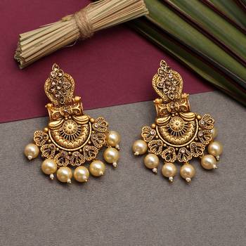 Gold danglers-drops 1