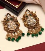 Green danglers-drops