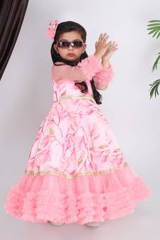 Taaffe printed Gown