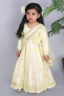 YellowEmbroidery Anarkali